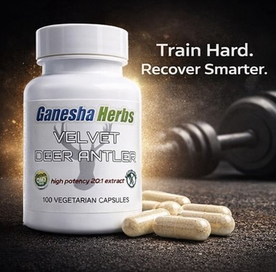 RED VELVET DEER ANTLER  Extract, IGF-1 Maximum Strength 100 capsules NEW BATCH!!