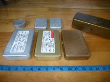Vintage Fly Fishing Boxes Perrine and others, Nice Shape