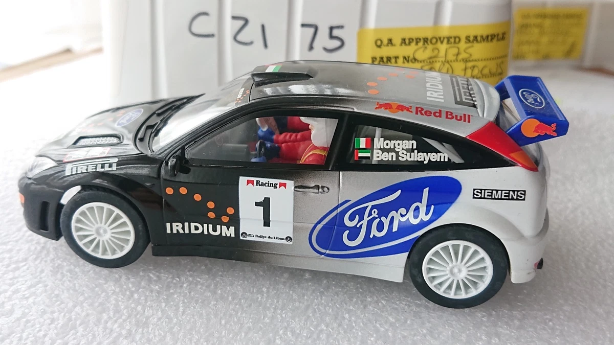 Scalextric 1/32 Ford Focus Iridium – C2175 – Morgan Ben Sulayem, Occasion