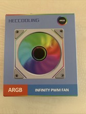 4 Pack Heccooling ARGB Infinity PWM Fan 120mm RB120 PC Silent Cooling Fan New