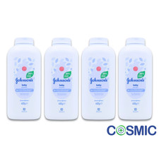 Image of 4 X Johnson's Baby Powder 400g | Talc-Free | Hypoallergenic | Gentle & Soothing