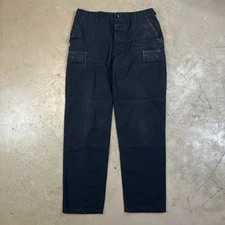 Propper Combat Cargo Pants BDU Button Fly Trousers Ripstop Adjustable 35x31 BLK