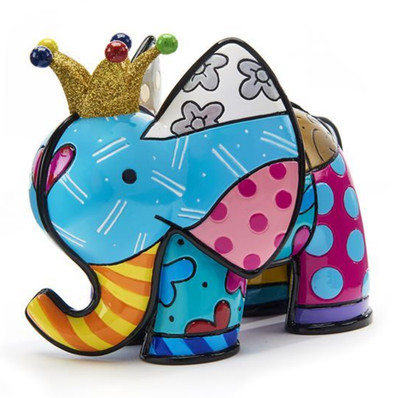 Romero Britto 10th Anniversary Special Edition Figurine: Lucky Elephant *NEW*