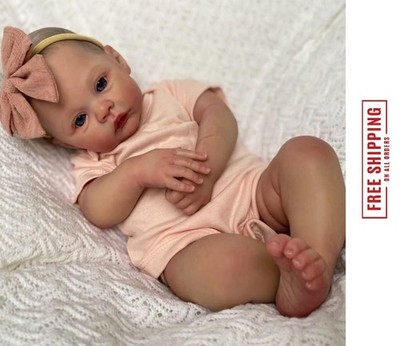 Lifelike Reborn Baby Dolls Boy 19 Inch Full Body Silicone