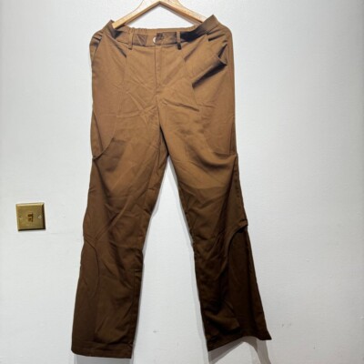 UZIP Brown Dress Pants for Men, 31-Inch Waist, Dressy Style