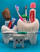 Massive Family Toothbrush Holder - Family Sized Bathroom Organisers  Dispensers