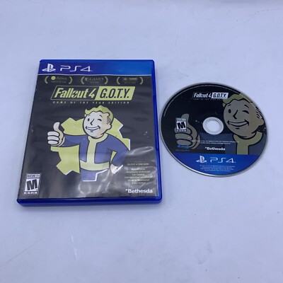 Fallout 4 - Game of the Year Edition - Sony PlayStation 4 PS4 No Manual/Poster