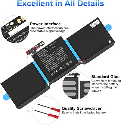 A1708 A1713 Battery for MacBook Pro 13 inch Late 2016 Mid 2017 EMC 2978 ...