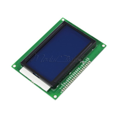 5V LCD Display Module 128x64 Dots Graphic Matrix LCD 12864 Blue Backlight Neu