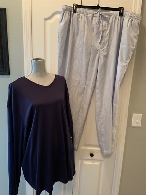 hart schaffner marx Man s Loungewear Set Top/bottom Size 3XB