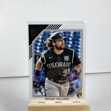 2022 Topps Gallery Ryan Vilade Rookie Card #84 Colorado Rockies. rookie card picture