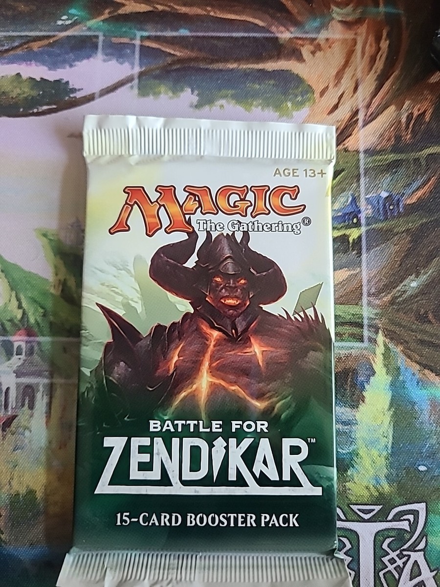 MTG: BATTLE for ZENDIKAR Factory Sealed Booster Pack - Magic - English