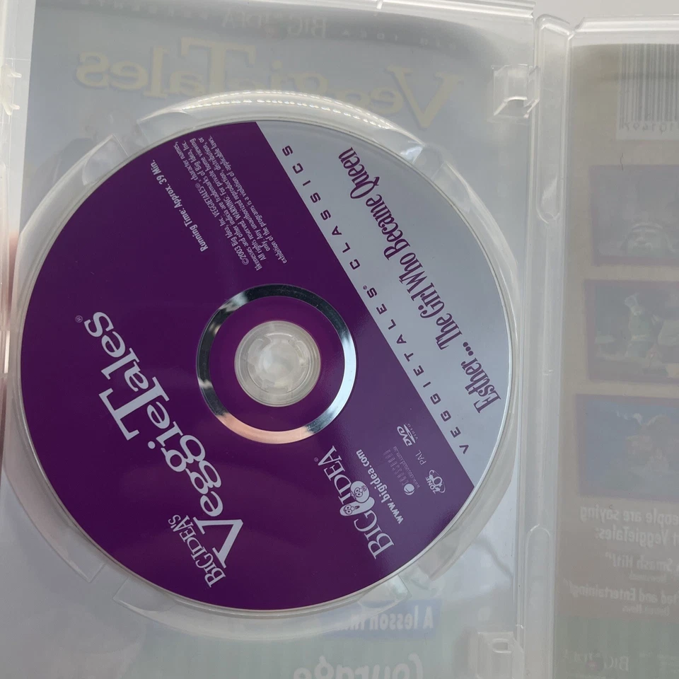 VeggieTales - Esther The Girl Who Became Queen (2000, DVD, Rg0) Afraid, Courage. - Image 3 of 3