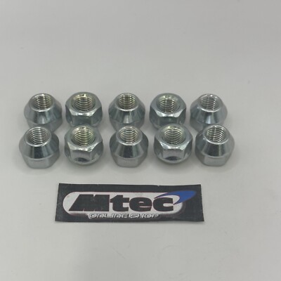 10x Audi/ VW Bolt On Wheel Spacer Short Head Wheel Nut M14x1.5 Thread 