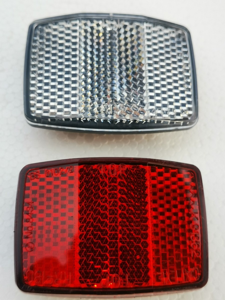 Bike Reflectors Nos Bicycle Parts BICYCLE REFLECTOR SET FITS