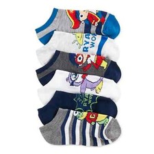 Ryan's World No-Show Socks 6 Boys Mix-Color Polyester Spandex Sizes S M L