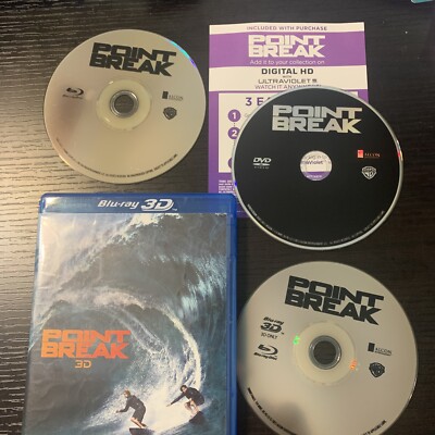 Point Break 3D(Blu Ray,2015) Authentic US Release