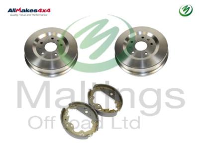 Allmakes 4x4 td4 handbrake shoes + drums Fits - Freelander 1 2000MY - 
