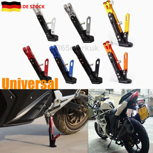 Aluminium Alloy verstellbarer Seitenständer Fußstütze für Motorrad Universal DE - Bild 1 von 19