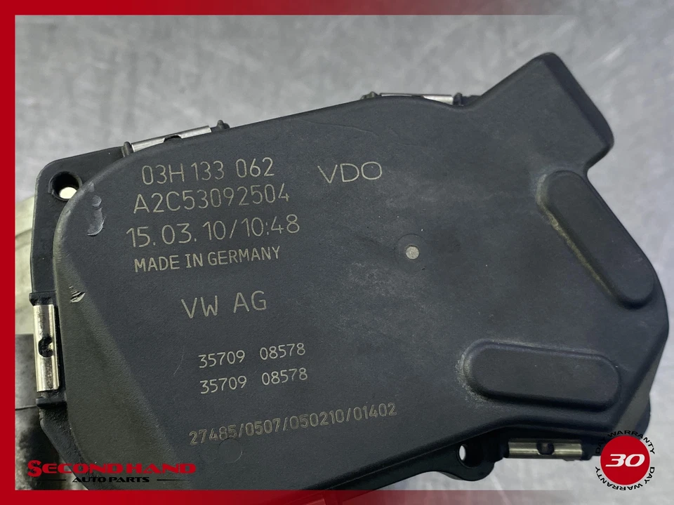 AUDI Q7 2007-2009 CUERPO DEL ACELERADOR DEL MOTOR 03H133062 OEM Foto 3 de 4