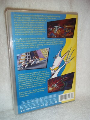 Earthworm Jim: The Complete Series (DVD, 2012, 3-Disc) animated