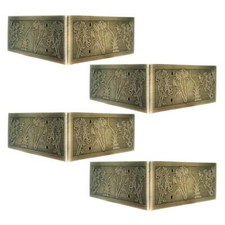 Protectores de esquinas decorativos de lat n con relieve antiguo