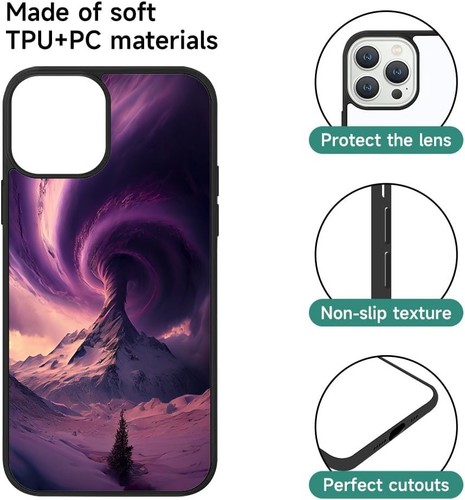 Vaporwave aesthetic tornado For iPhone SE XS XR Max 5 6 7 8 Plus Aesthetic Cover - Picture 14 of 25