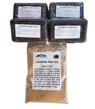 4 lb Black Wax & 1 lb Logwood Dye Trap Dye & Wax Bundle Trapping Snaring