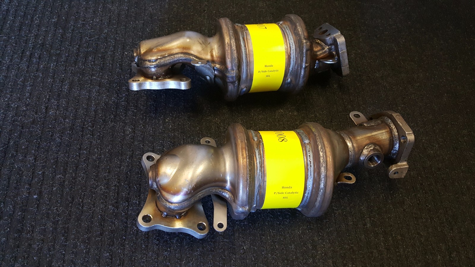 20112016 HONDA ODYSSEY 3.5 ENG FRONT LEFT AND RIGHT SIDE CATALYTIC