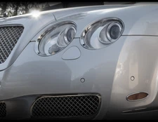 Chrome Headlight Surround Upgrades Complete Set for Bentley GT and GTC 2003-2009