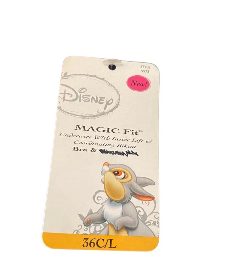 NWT Disney Pink And Purple Thumper Bra. Size 36C - Image 3 of 3