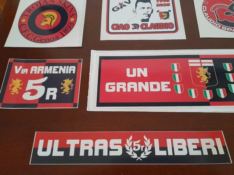 16 ADESIVI STICKERS ULTRAS GENOA GRADINATA NORD - Immagine 2 di 4