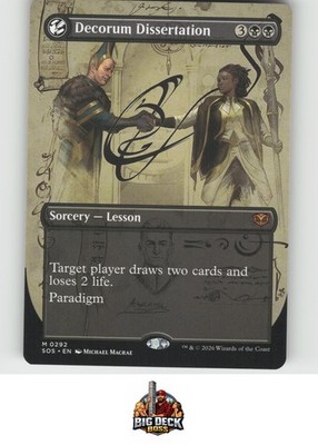 DECORUM DISSERTATION (BORDERLESS) SECRETS OF STRIXHAVEN MTG NM/M