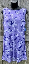 Columbia Dress Womens Large Purple Floral Omni-Freeze UPF 50 NWT