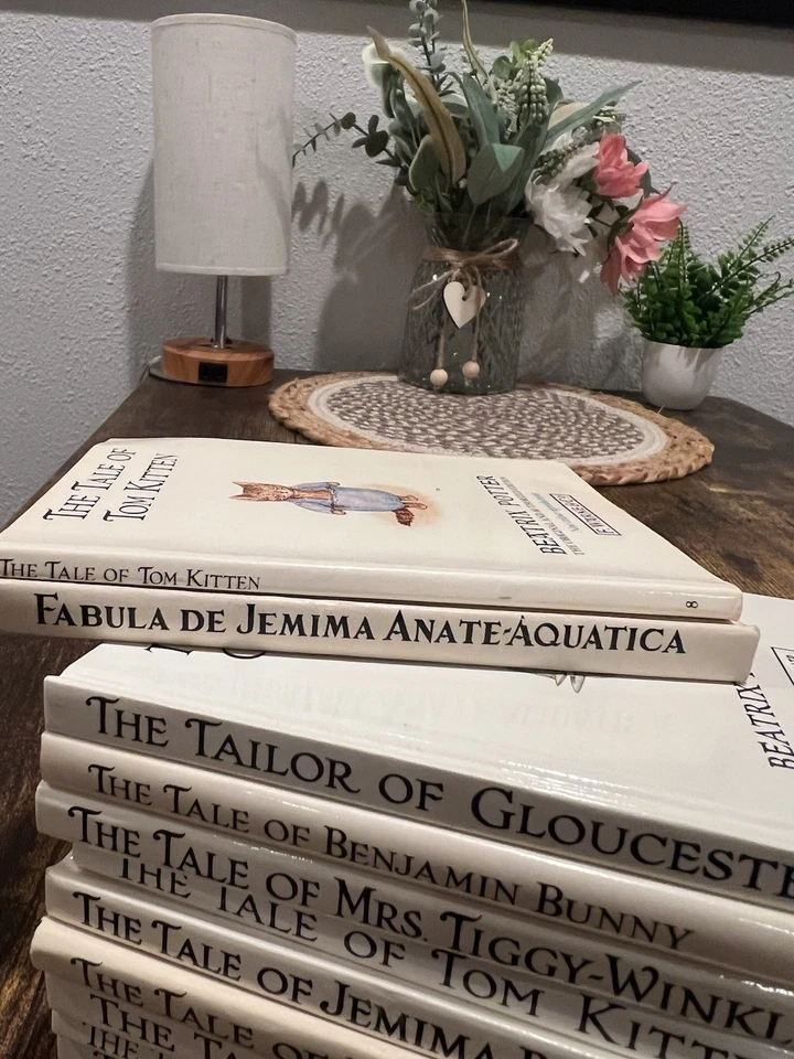 Vintage Beatrix Potter Hardcover The Tale Of Peter Rabbit Books Lot Of 11 Foto 3 de 4
