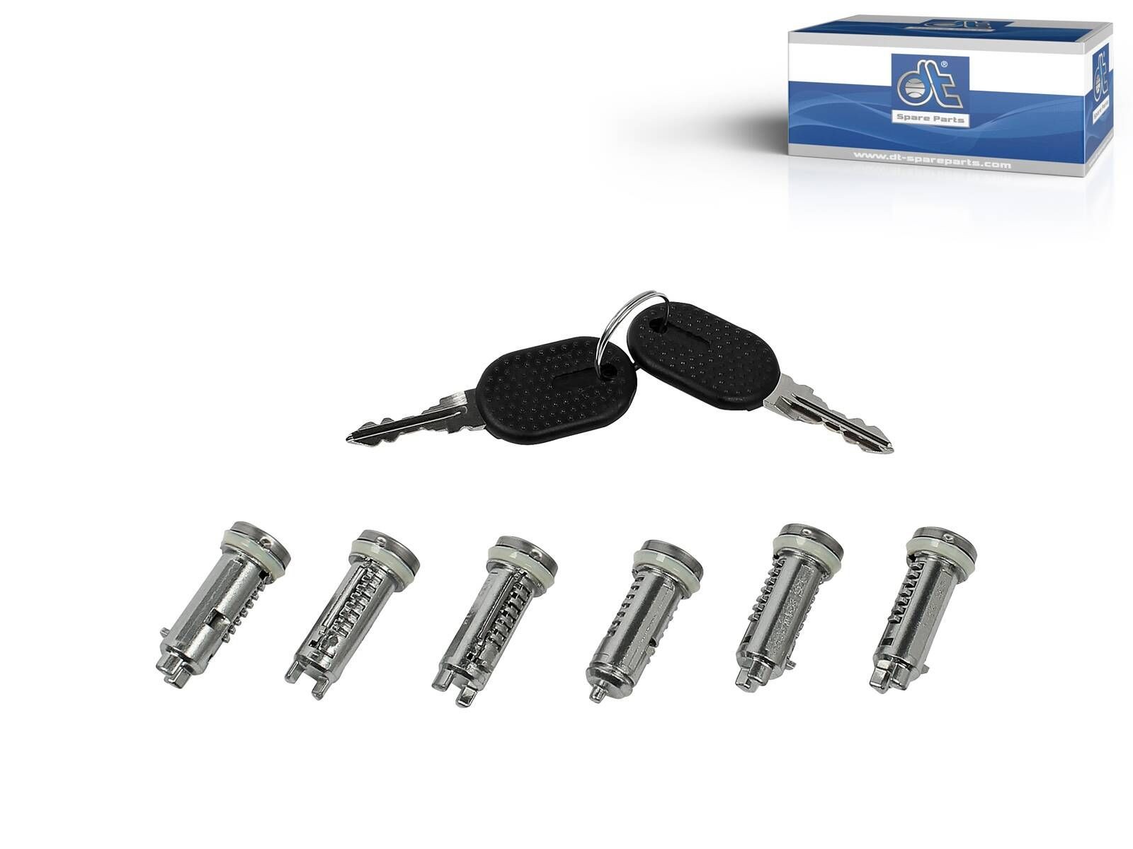 Kit de cylindres DT Spare Parts 7.78040 en acier renforcé pour portes de poids lourd