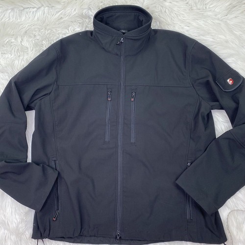 Original Wellensteyn Alpinieri Men's Softshell Windproof Jacket Size XXL Black - Picture 9 of 12