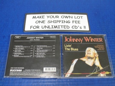 CD Johnny Winter - Livin' The Blues - Blues Rock Guitar Success Import