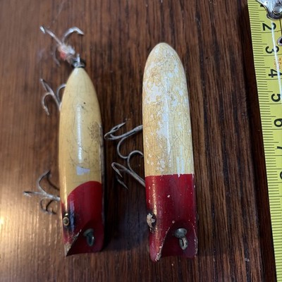 2 Vintage South Bend, Bass Oreno Fishing Lure, tack eyes | eBay