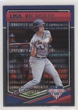 2018 Panini USA Baseball Stars & Stripes Longevity Mac Guscette #59 gx1