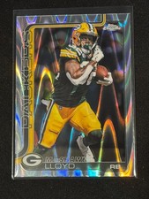 2025 Topps Chrome - Marshawn Lloyd #114 RayWave Refractor