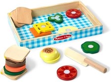 Wooden Sandwich Pretend Play Food Set