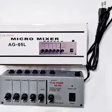 Mini Microphone Mixer Distributor 5 Channels