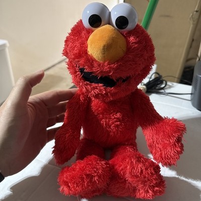 Sesame Street Hasbro 2016 Talking Tickle Me Elmo 14'' Plush Toy Tested & Working