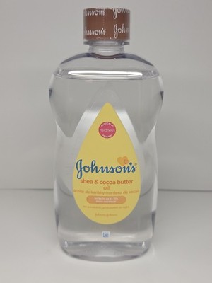 Johnsons & Johnsons Baby Oil with Shea & Cocoa Butter Paraben Free 20.0 fl oz