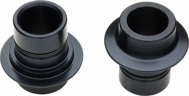 Hope Pro 2, Pro 2 Evo, Pro 4 15mm Thru-Axle Front End Caps: Converts to 15mm x 1
