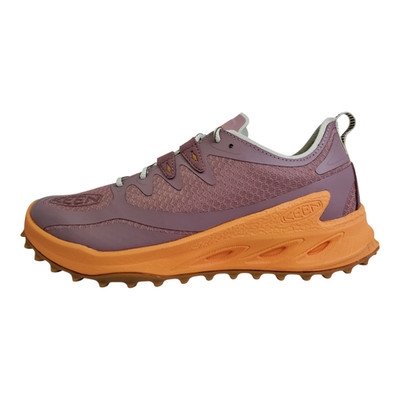 KEEN Women's Zionic Low All Terrain Hiking Shoes, Nostalgia Rose/Tangerine, 10.5
