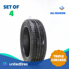 Set Of 4 Used 22555r18 Bfgoodrich Advantage Control 98v - 6.5-8.532 1autu