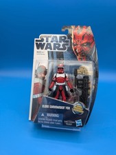 Star Wars The Clone Wars RED Clone Commander Fox  Coruscant Shock Trooper CW18
