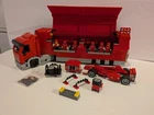 LEGO Racers: Scuderia Ferrari Truck 99% Complete (8654) Bad/Missing Stickers